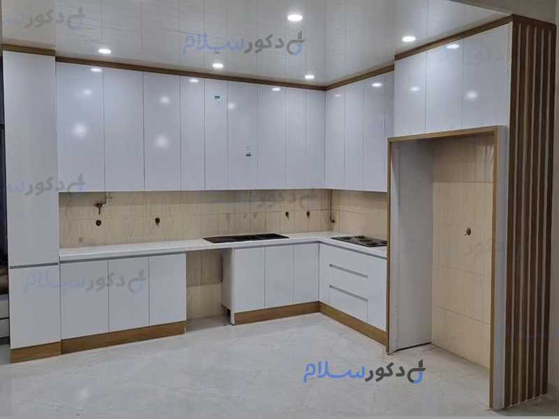 کابینت سفیدتمام ام دی اف نقشه ال ترمو