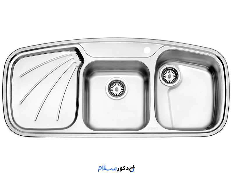 سینک دو لگنه فانتزی 614 توکاراستیل البرز