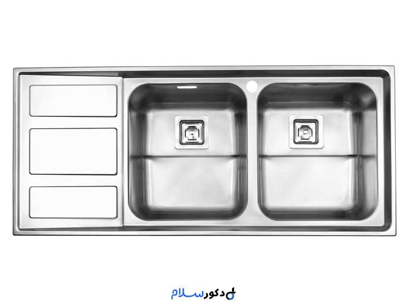 سینک دو لگنه فانتزی 765 توکاراستیل البرز