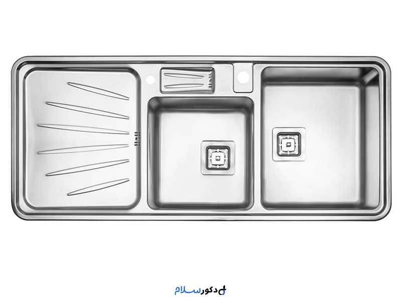 سینک دو لگنه باکسی 854 توکاراستیل البرز