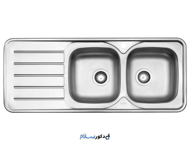 سینک دو لگنه نیمه فانتزی 216 توکاراستیل البرز