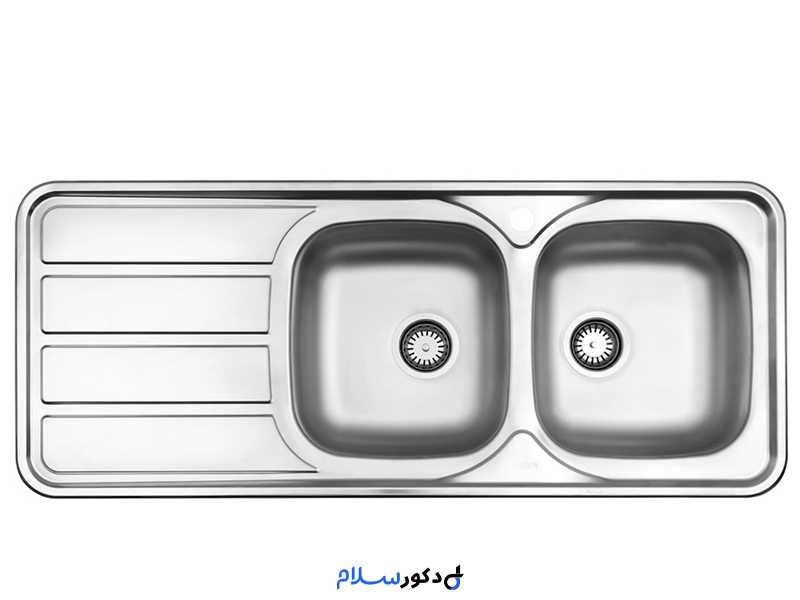 سینک دو لگنه نیمه فانتزی 218 توکاراستیل البرز